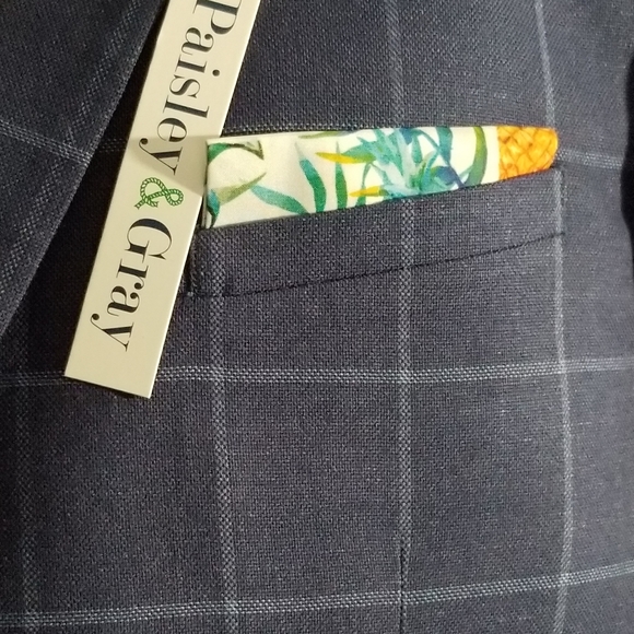 Dover Notch Jacket - Slim- Navy & Light Blue - Picture 4 of 7